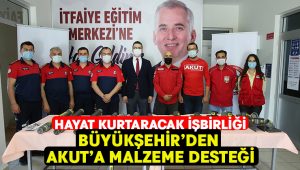 Büyükşehir’den AKUT’a malzeme desteği