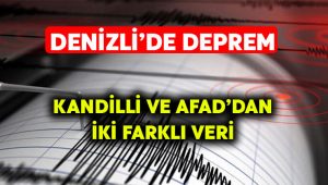 Denizli’de deprem