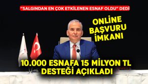 Büyükşehir’den 10.000 esnafa 15 Milyon TL destek