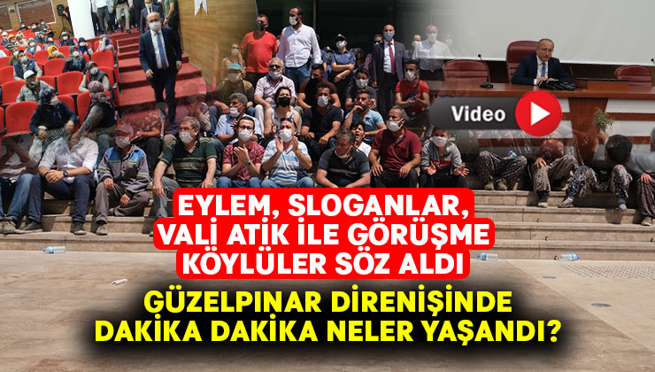 Taş ocağı isyanında son gelişme.. Vali Atik köylülerle görüştü, söz verdi