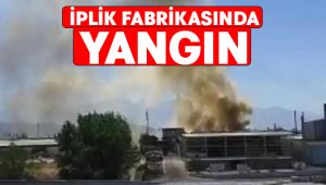 Denizli’de iplik fabrikasında yangın