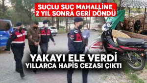 Suçlu suç mahalline geri döndü, yakayı ele verdi