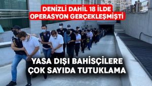 Yasa dışı bahis operasyonunda çok sayıda tutuklama