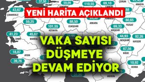 Denizli’nin vaka sayısı düşmeye devam ediyor