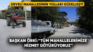 Develi Mahallesinin Yolları Güzelleşti