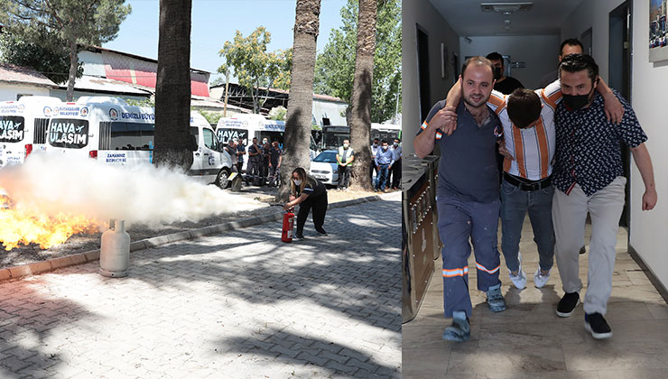 Büyükşehir Ulaşım A.Ş.’den gerçeği aratmayan tatbikat