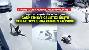 Gasp etmeye çalıştığı kişiye sokak ortasında kurşun yağdırdı