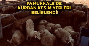 Pamukkale’de Kurban kesim yerleri belirlendi!