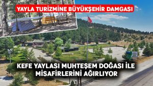 Kefe Yaylası muhteşem doğası ile misafirlerini ağırlıyor