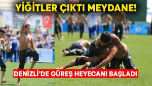 Denizli’de güreş heyecanı başladı