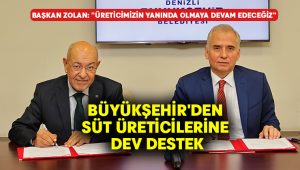 Büyükşehir’den süt üreticilerine dev destek