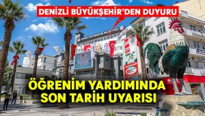 Büyükşehir öğrenim yardımında son tarih uyarısı