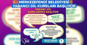 Merkezefendi Belediyesi yabancı dil kursları başlıyor