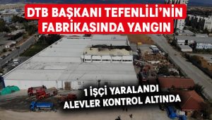 Kuruyemiş fabrikasını saran alevler kontrol altına alındı