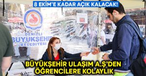 Büyükşehir Ulaşım A.Ş’den öğrencilere kolaylık