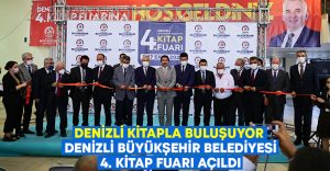 Denizli Büyükşehir Belediyesi 4. Kitap Fuarı açıldı