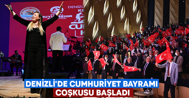 Denizli’de Cumhuriyet Bayramı coşkusu başladı