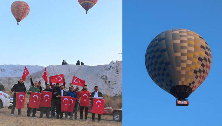 Pamukkale semalarında cumhuriyet coşkusu