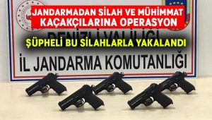 Jandarmadan silah ve mühimmat kaçakçılarına operasyon