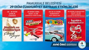 Pamukkale’de 29 Ekim Cumhuriyet Bayramı Farklı Yaşanacak