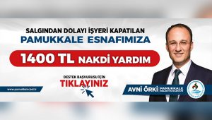 Pamukkale Belediyesinden 1400 Esnafa 1400 Tl Nakdi Destek