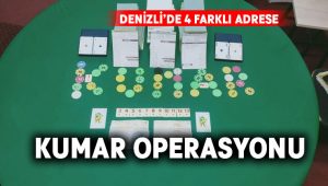 4 farklı adreste kumar operasyonu