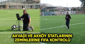 Akvadi Ve Akköy Statlarının Zeminlerine FIFA Kontrolü