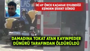 Şiddet gören kızını korumaya çalışırken canından oldu