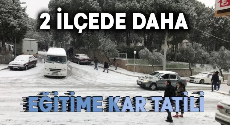 Denizli’nin 2 ilçesinde daha eğitime kar tatili