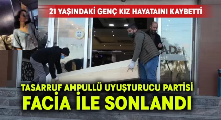 Gençlerin tasarruf ampullü uyuşturucu partisi faciayla sonlandı