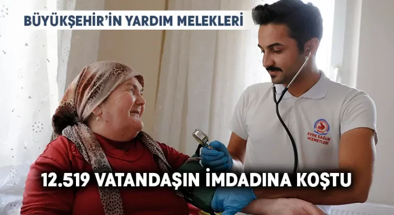 Büyükşehir’in yardım melekleri 12.519 vatandaşın imdadına koştu