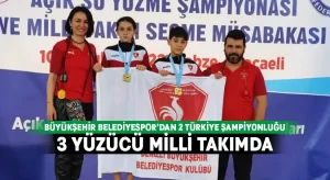 Büyükşehirli 3 yüzücü Milli Takımda