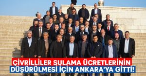 Çivrilliler sulama ücretlerini düşürülmesi için Ankara’ya gitti!