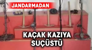 Denizli’de kaçak kazıya suçüstü