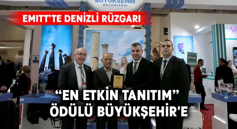 EMITT’te “En Etkin Tanıtım” ödülü Büyükşehir’e