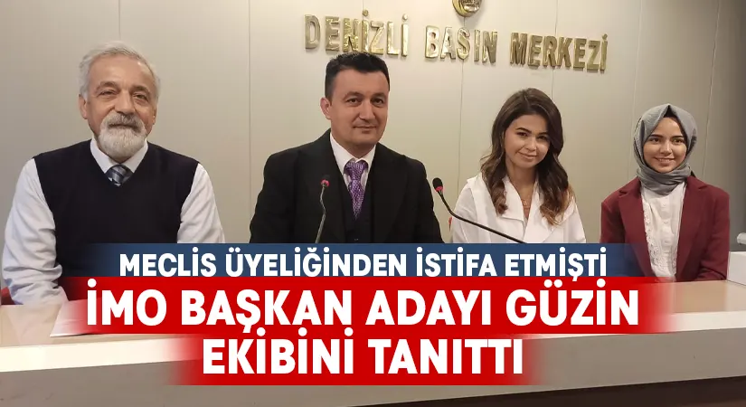 İnşaat Mühendisleri Odası’nda seçim heyecanı.. Başkan adayı Uğur Güzin ekibini tanıttı