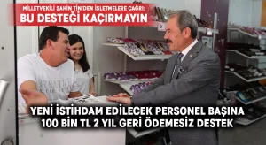 KOSGEB’den yeni istihdam edilecek personele 2 yıl geri ödemesiz destek