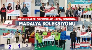 Pamukkaleli Sporcular Hafta Sonunda 24 Madalya Kazandı