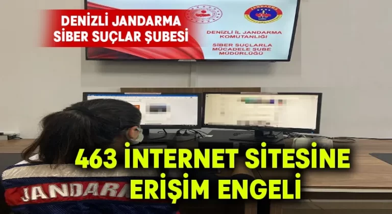 463 internet sitesine erişim engeli