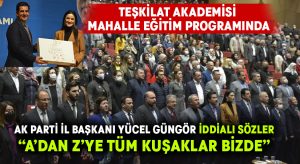 AK Parti İl Başkanı Yücel Güngör’den iddialı sözler: ‘’A’dan Z’ye tüm kuşaklar bizde’’