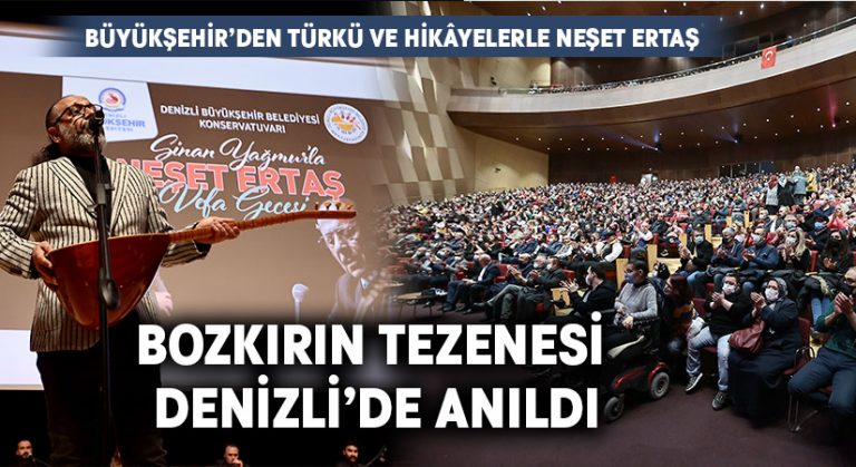 Bozkırın Tezenesi Denizli’de anıldı