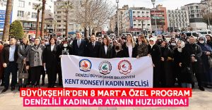 Büyükşehir’den 8 Mart’a özel program.. Kadınlar Ata’nın huzurunda