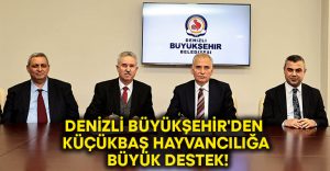 Denizli Büyükşehir’den küçükbaş hayvancılığa büyük destek!