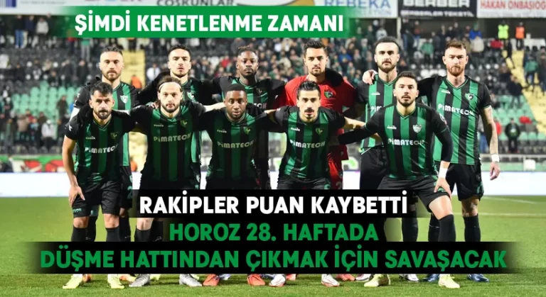 Denizlispor’un rakiplerinden puan kayıpları