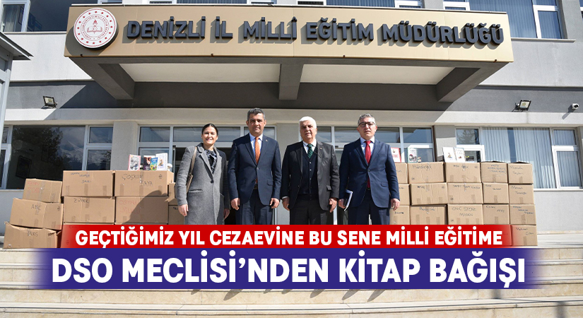 DSO Meclisi’nden Öğrencilere Kitap Bağışı