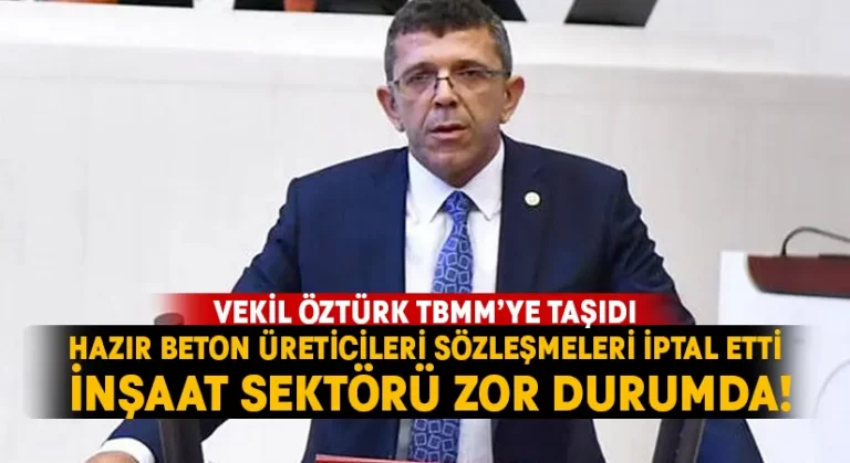 Hazır beton üreticileri sözleşmeleri iptal etti.. İnşaat sektörü zor durumda!