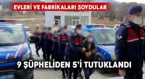 Hırsızlık operasyonlarında 5 tutuklama