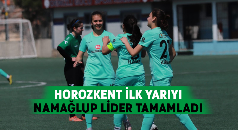 Horozkent ilk yarıyı namağlup lider tamamladı