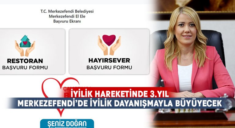 Merkezefendi İyilik hareketinde 3.yıl