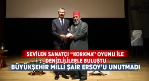 Sevilen sanatçı “KORKMA” oyunu ile Denizlililerle buluştu